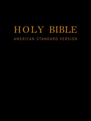 cover image of Holy Bible (American Standard Version)